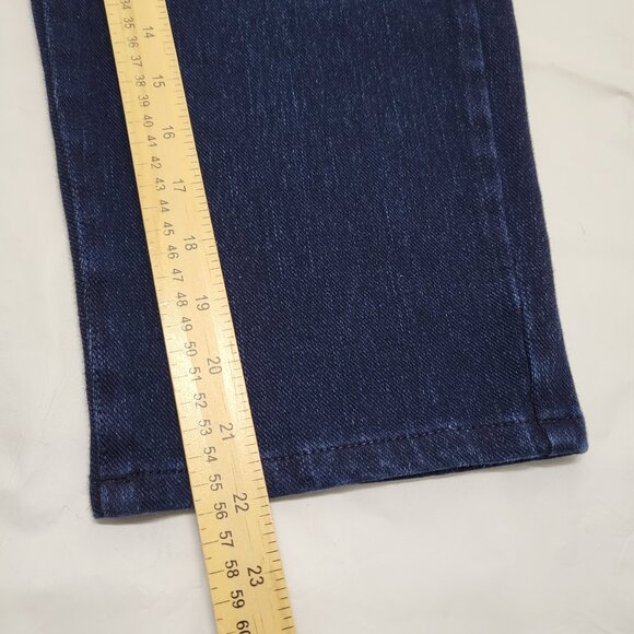 Coldwater Creek Jeans Wondersoft Knit Womens 14 High Rise Cropped Straight - Picture 14 of 16